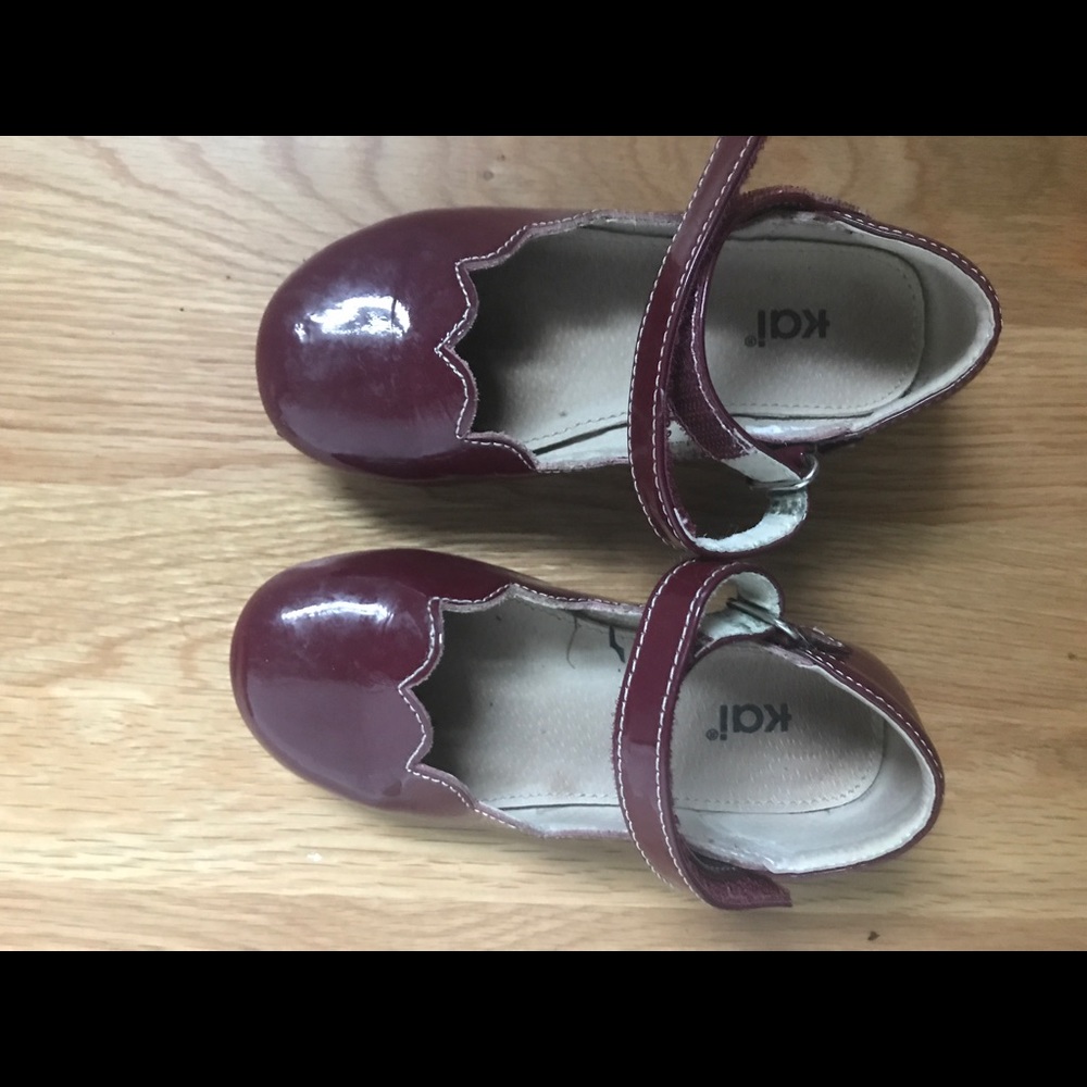 See Kai Run burgundy Mary Janes